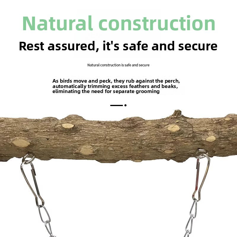 Parrot Natural Sichuan Pepper Wood Climbing Frame