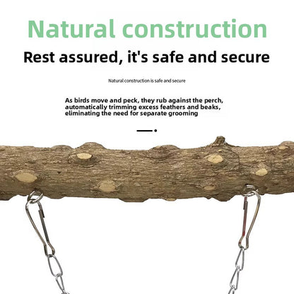 Parrot Natural Sichuan Pepper Wood Climbing Frame