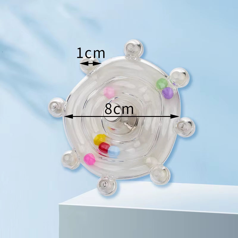 Interactive Parrot Toy Birdcage Toy Relieving Boredom Gnawing Biting Self Entertaining Puzzle Spinning Bird Toy Birdcage Decor